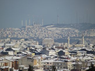Istanbul Winter Tuerkei Schnee